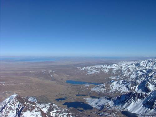 Vue du sommet : l'Altiplano